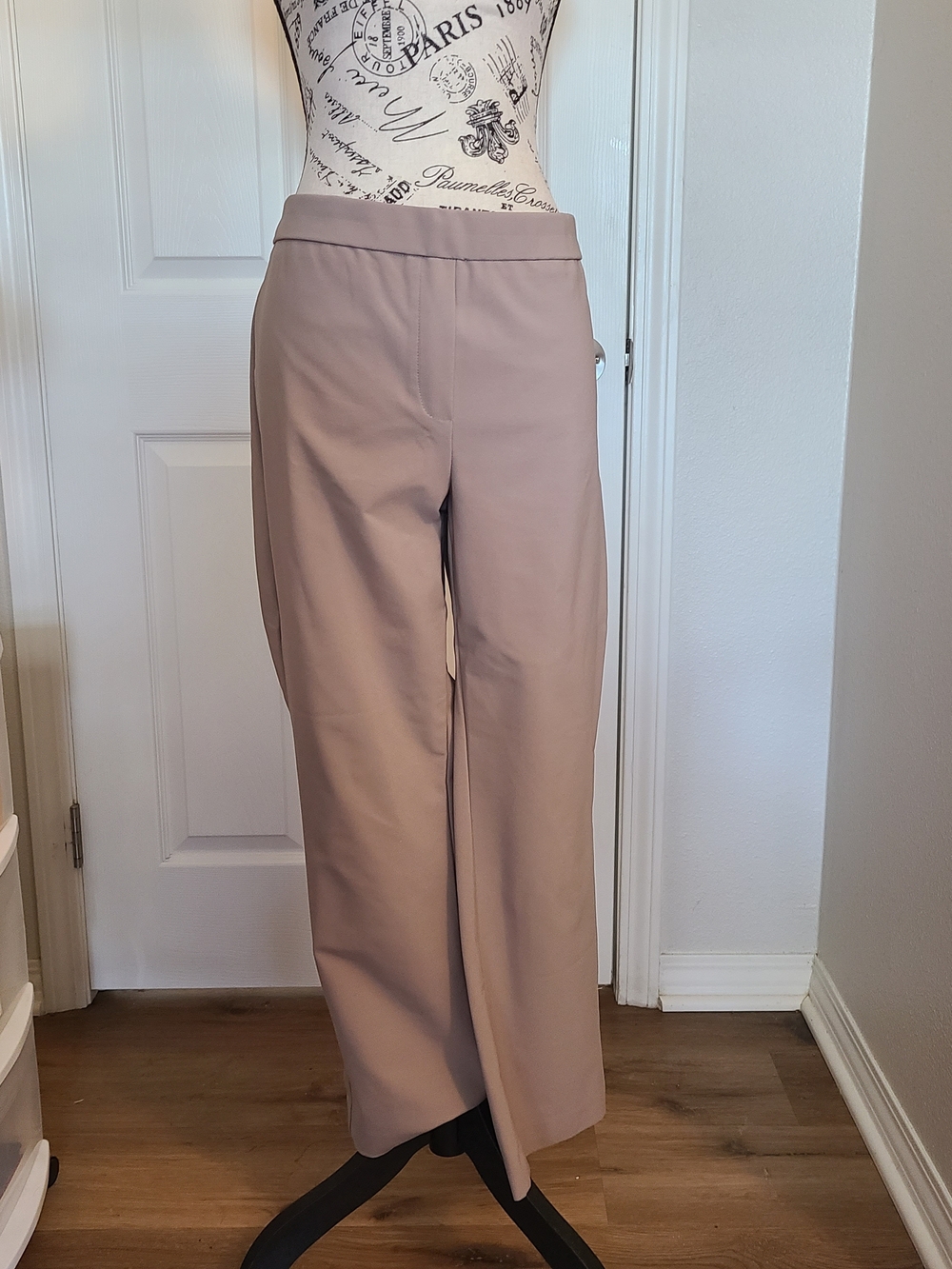 Women's Wide-Leg Dress Pants in Taupe